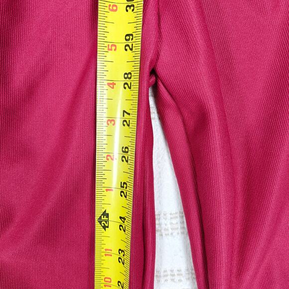 Self Esteem Wide Leg Dark Pink Athletic Pants Size Large New With Tags - Picture 5 of 9